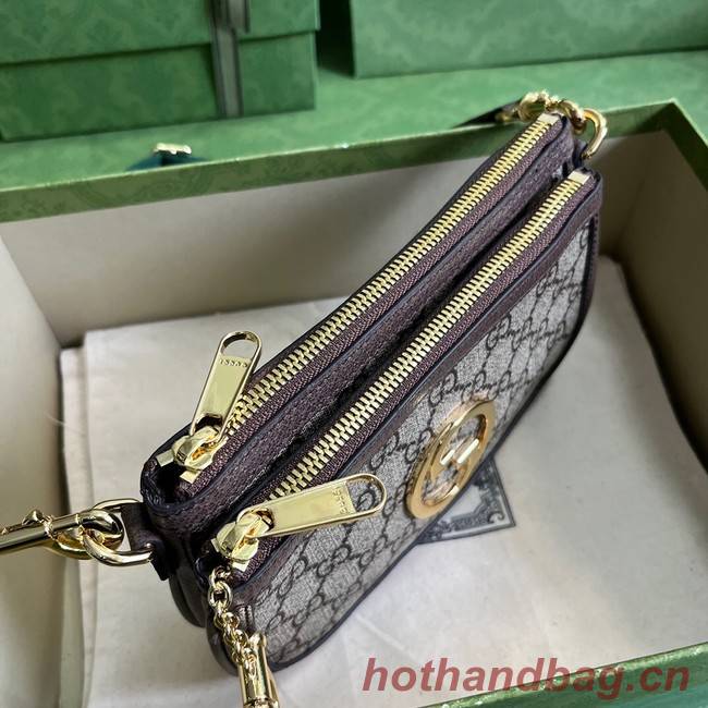 Gucci Blondie GG mini bag 724599 brown