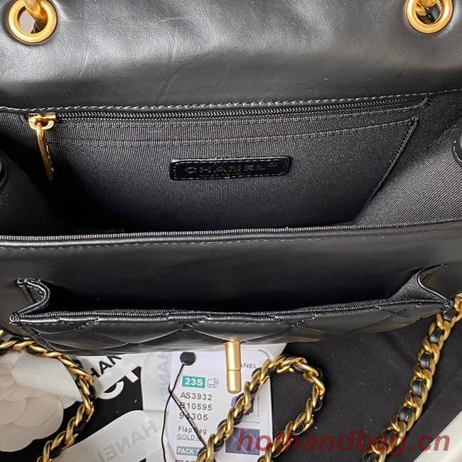 Chanel SMALL FLAP BAG AS3932 BLACK