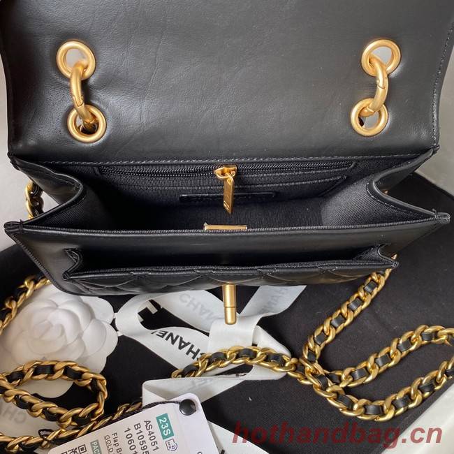 Chanel SMALL FLAP BAG AS4051 BLACK