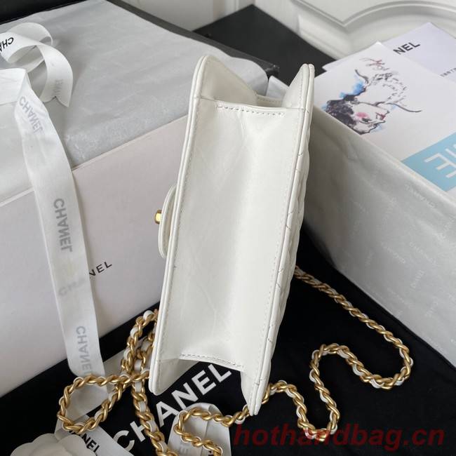 Chanel SMALL FLAP BAG AS4051 WHITE