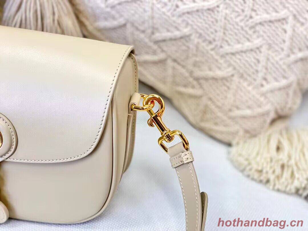 MEDIUM DIOR BOBBY BAG Box Calfskin M9319 Cream