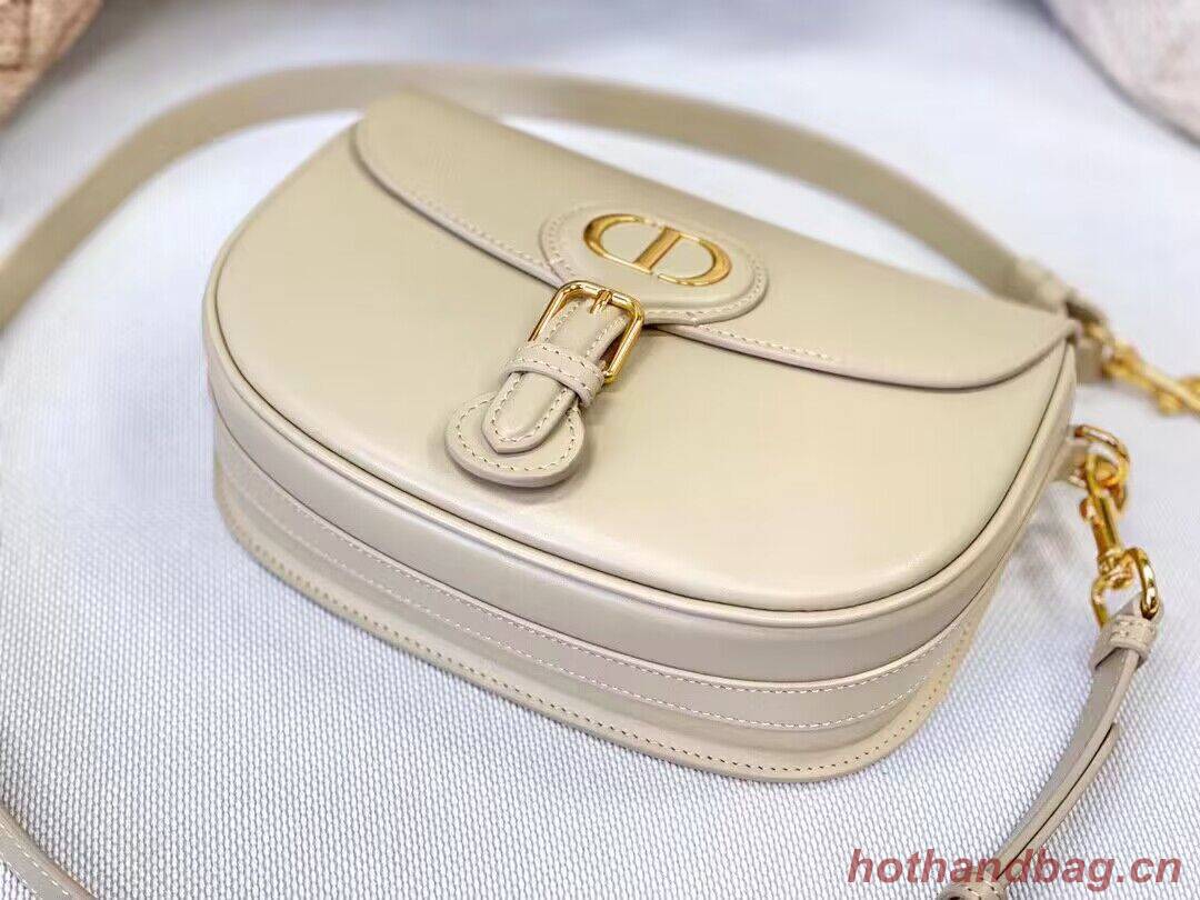 MEDIUM DIOR BOBBY BAG Box Calfskin M9319 Cream