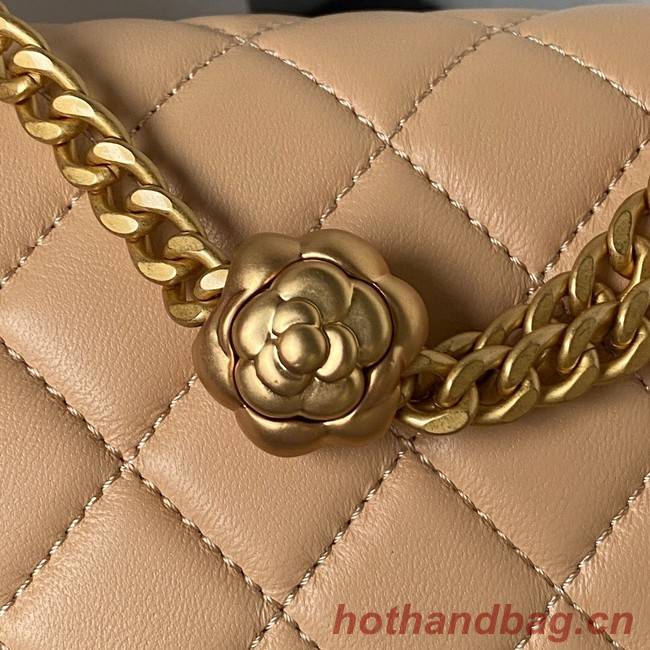 Chanel SMALL FLAP BAG AS4064 apricot