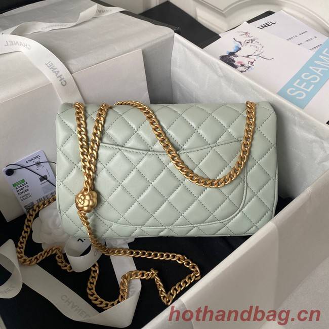 Chanel SMALL FLAP BAG AS4064 light blue