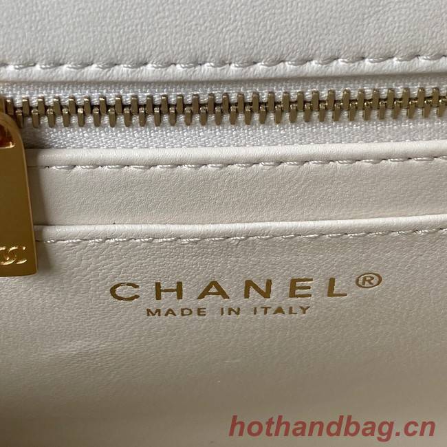 Chanel SMALL FLAP BAG AS4064 white