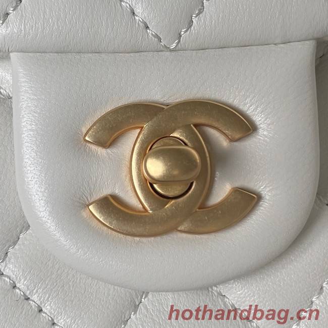 Chanel SMALL FLAP BAG AS4064 white