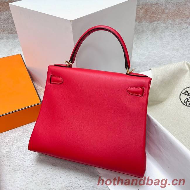 Hermes BOX Leather KL28 red