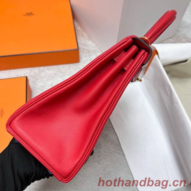 Hermes BOX Leather KL28 red