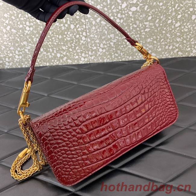 VALENTINO GARAVANI Loco Calf leather bag 2A0K30 wine