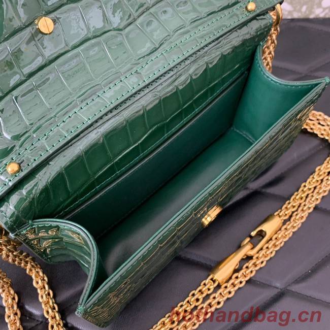 VALENTINO GARAVANI Loco Calf leather bag WA0K53 green