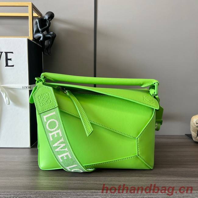 Loewe Puzzle Bag Leather 052239 green