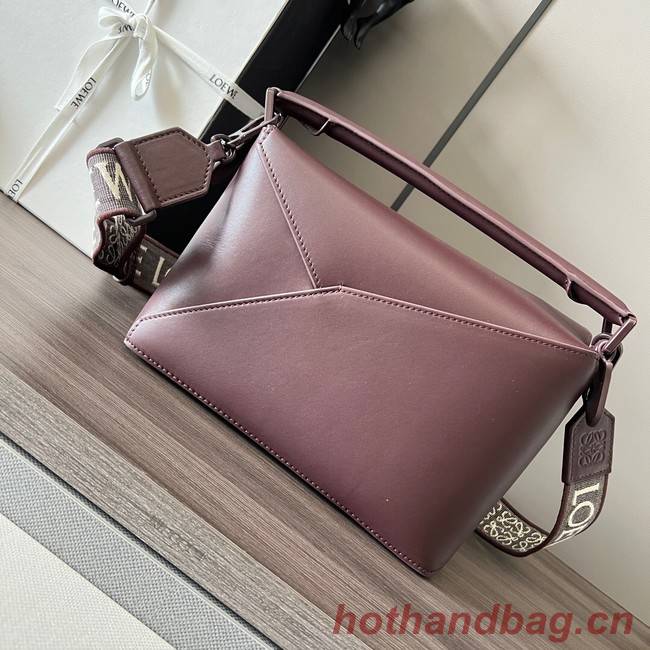 Loewe Puzzle Bag Leather 052239 wine