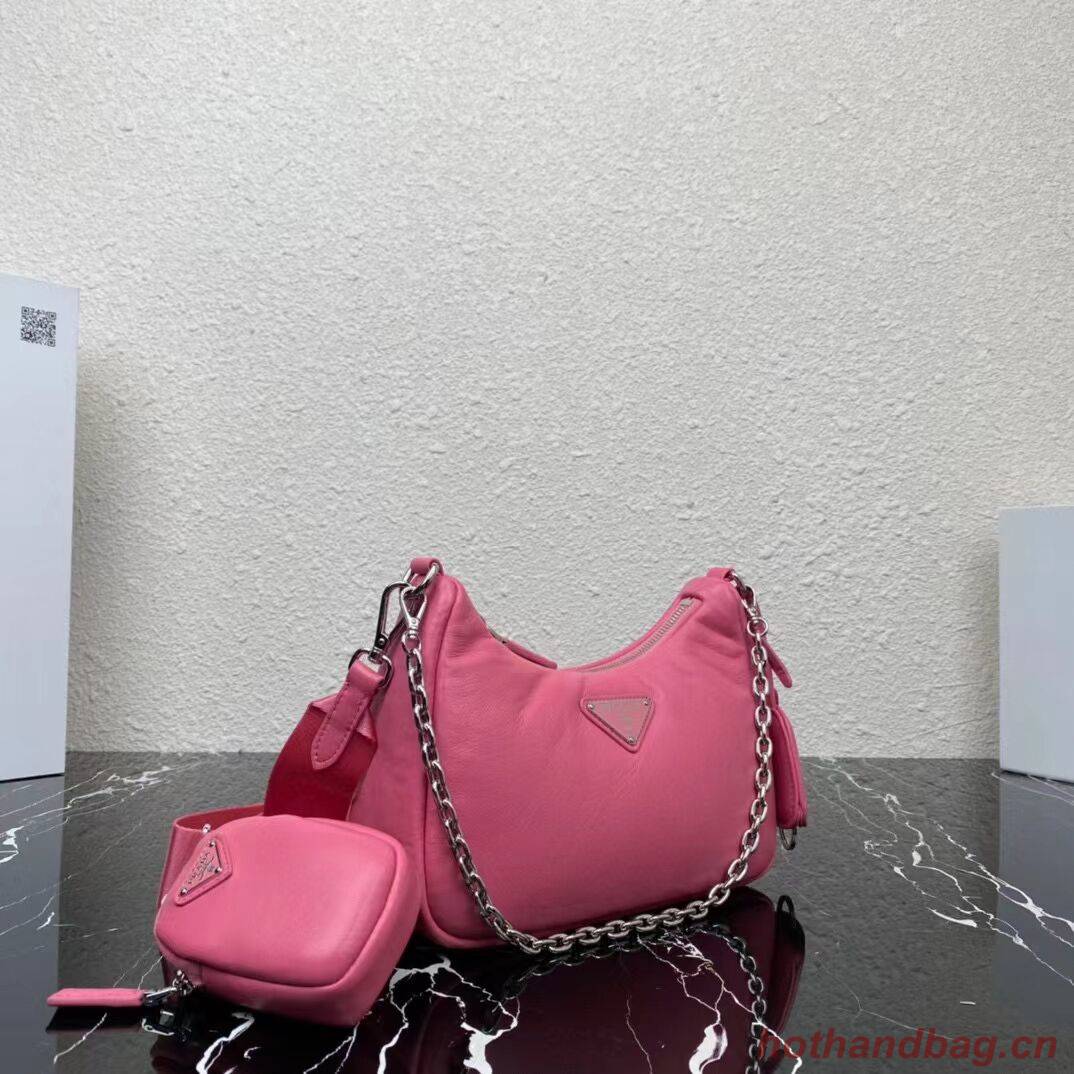 Prada Padded nappa-leather Prada Re-Edition 2005 shoulder bag 1BH204 pink