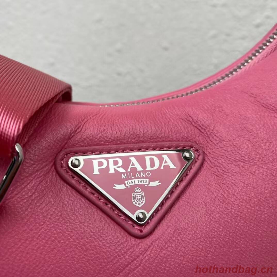 Prada Padded nappa-leather Prada Re-Edition 2005 shoulder bag 1BH204 pink