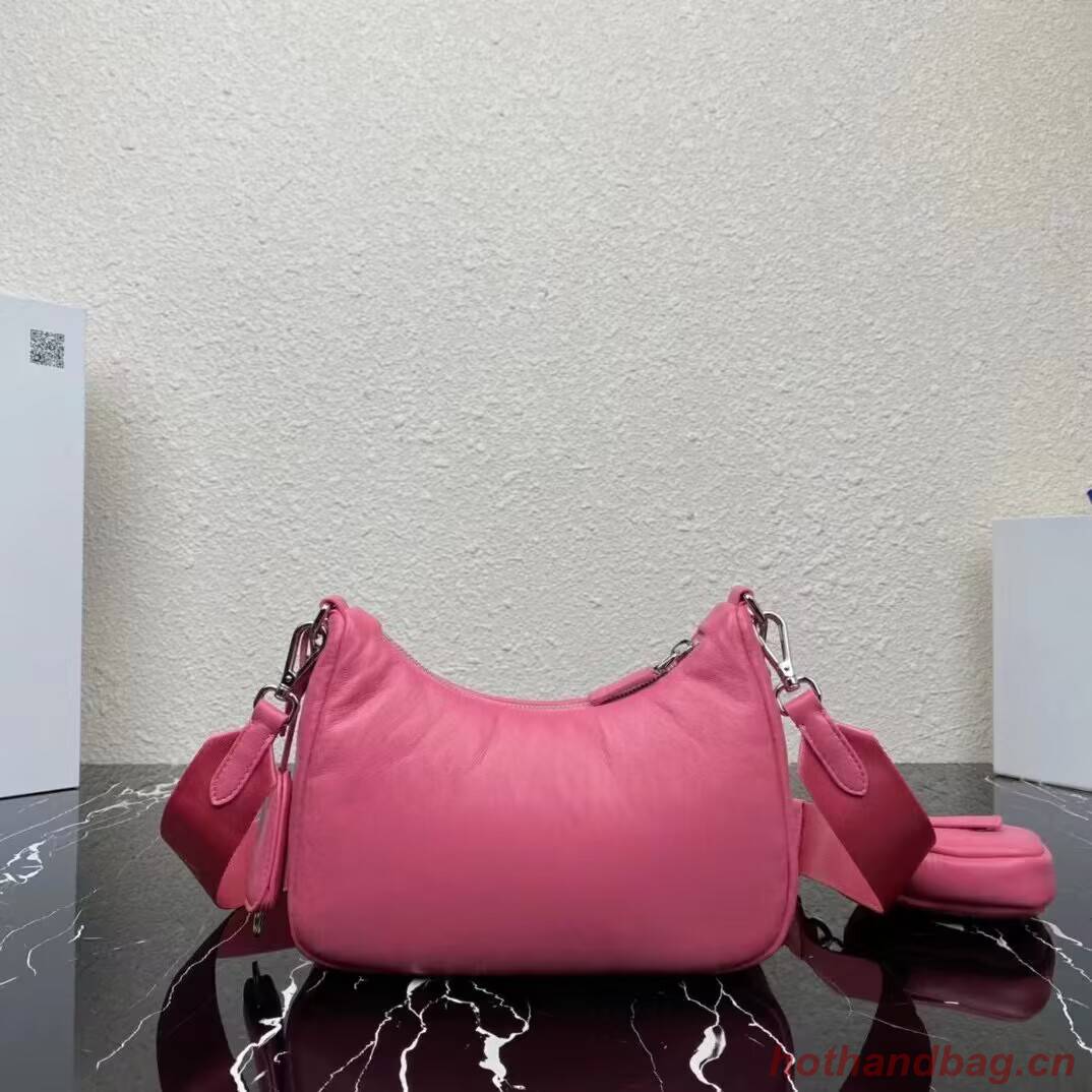 Prada Padded nappa-leather Prada Re-Edition 2005 shoulder bag 1BH204 pink