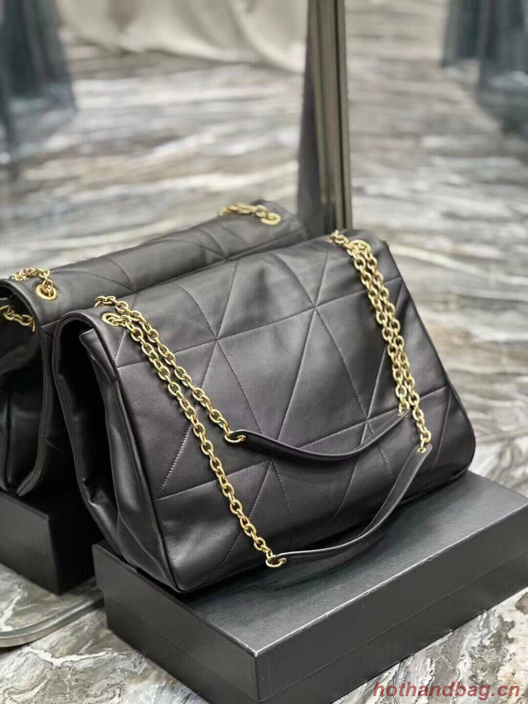 SAINT LAURENT KATE MEDIUM REVERSIBLE CHAIN BAG IN SUEDE AND SMOOTH LEATHER Y855822 black