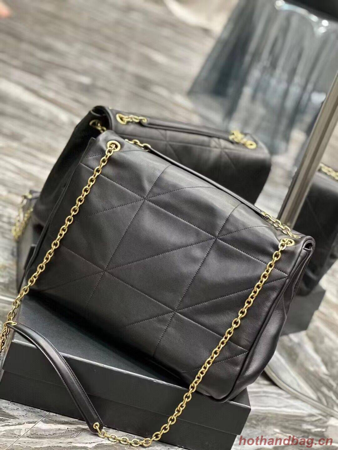 SAINT LAURENT KATE MEDIUM REVERSIBLE CHAIN BAG IN SUEDE AND SMOOTH LEATHER Y855822 black