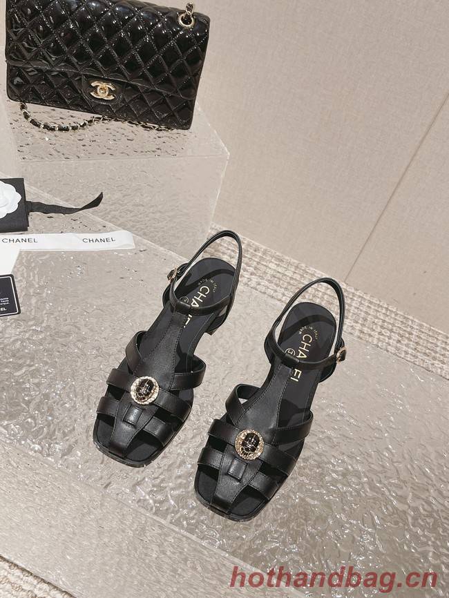 Chanel sandal heel height 5.5CM 93350-1