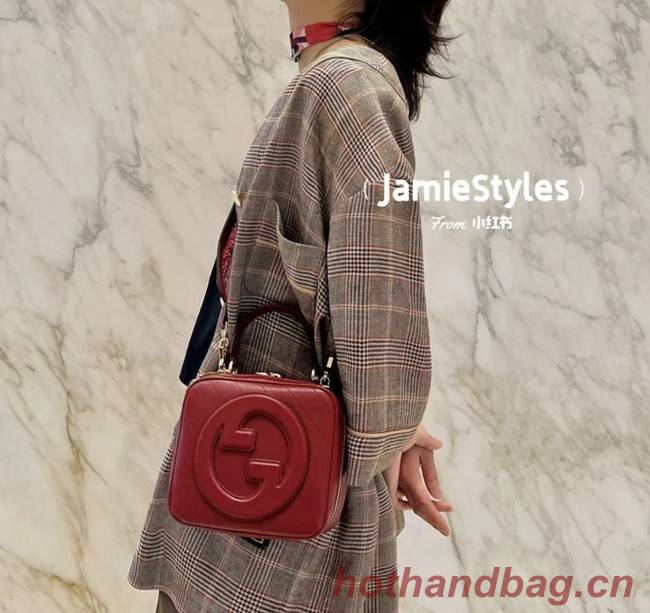 Gucci Blondie top handle bag 744434 wine