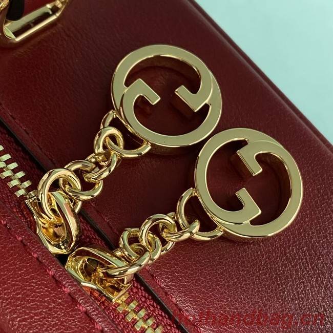 Gucci Blondie top handle bag 744434 wine