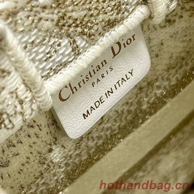 MINI DIOR BOOK TOTE PHONE BAG Embroidery S5555CES-1