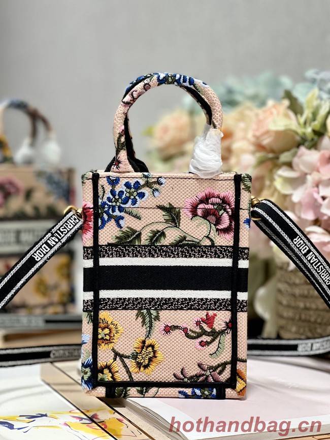 MINI DIOR BOOK TOTE PHONE BAG Embroidery S5555CES-4