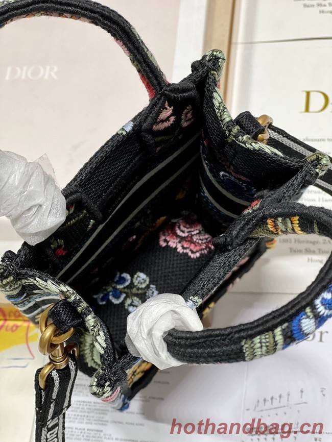 MINI DIOR BOOK TOTE PHONE BAG Embroidery S5555CES-6