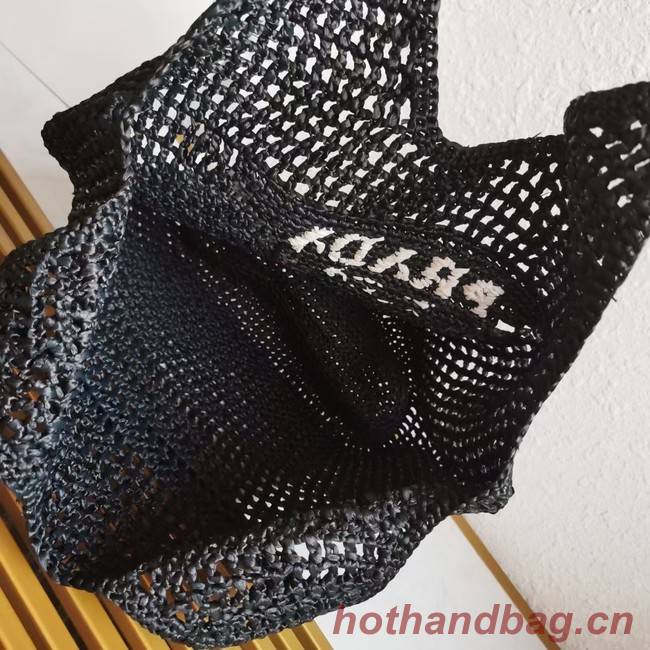 Prada Crochet tote bag 1BG424 black