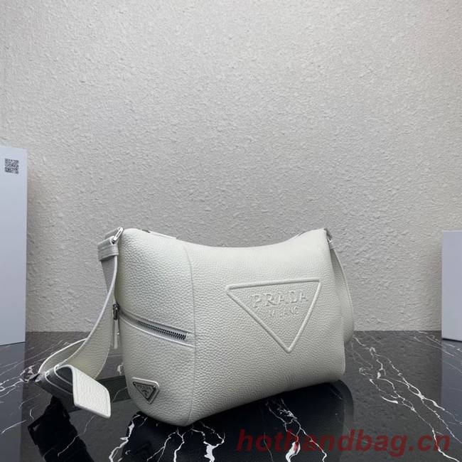 Prada Leather bag with shoulder strap 2VH165 white