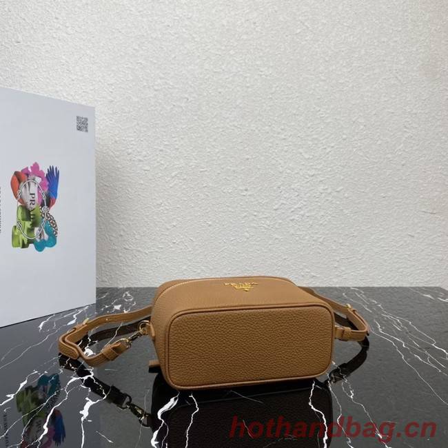 Prada Leather mini-bag 1BH202 Caramel