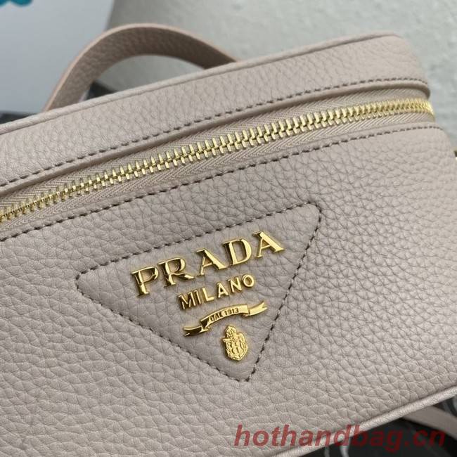 Prada Leather mini-bag 1BH202 Sand Beige