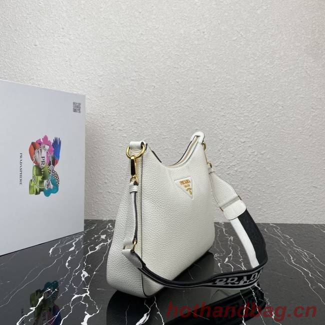 Prada Leather shoulder bag 1BC178 white