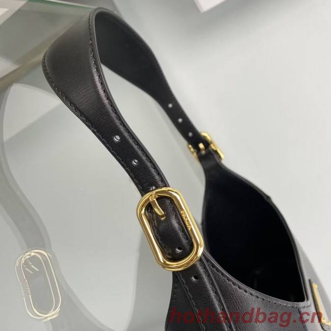 Prada Leather shoulder bag 1BC179 black