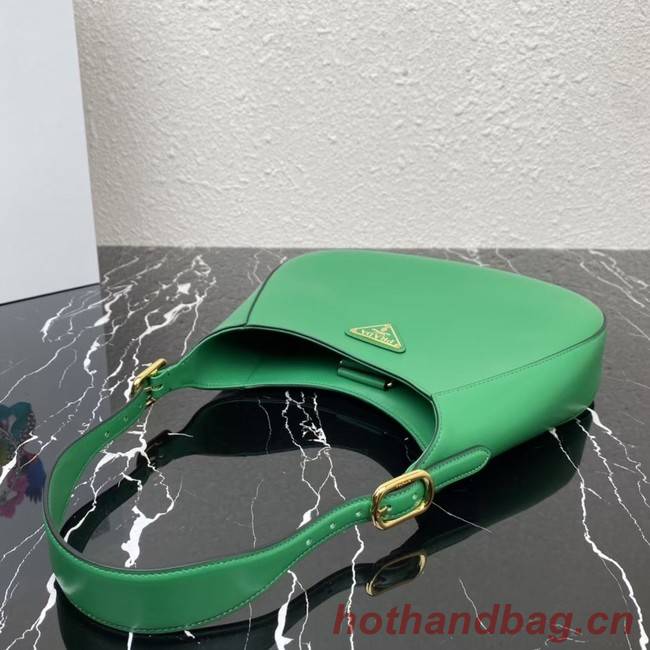 Prada Leather shoulder bag 1BC179 green