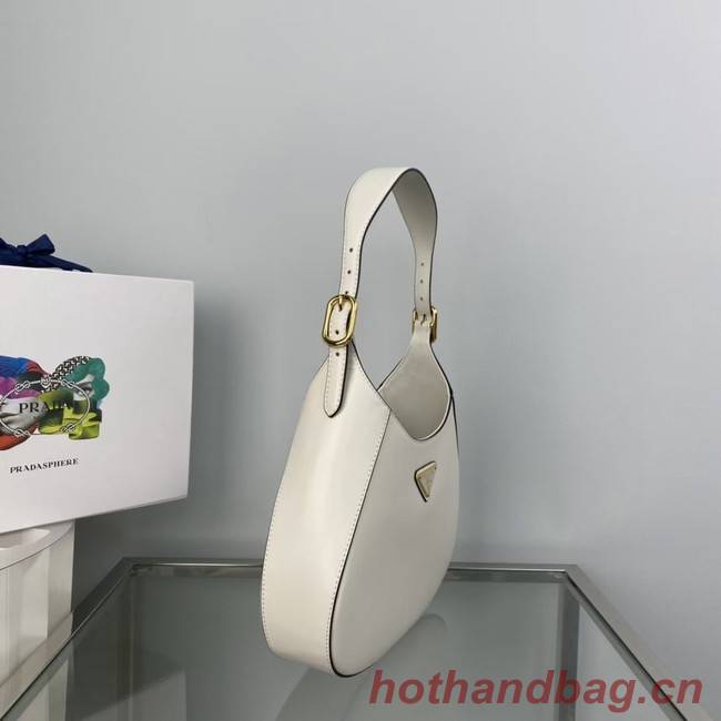 Prada Leather shoulder bag 1BC179 white