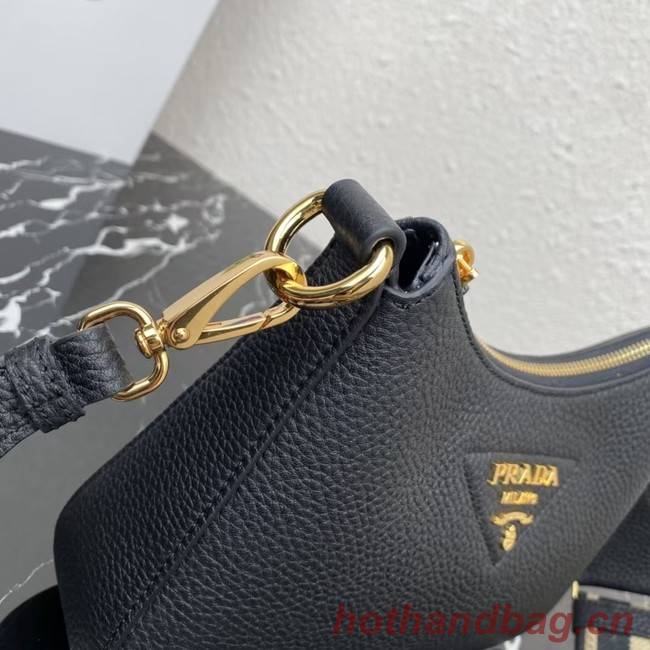 Prada Leather shoulder bag 1BH193 black