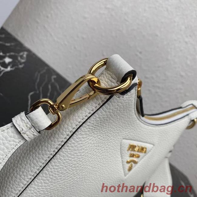 Prada Leather shoulder bag 1BH193 white