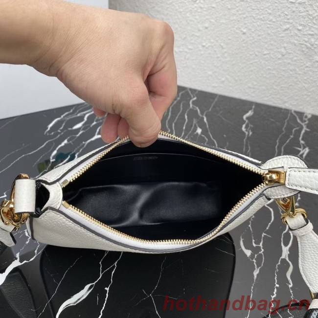 Prada Leather shoulder bag 1BH193 white