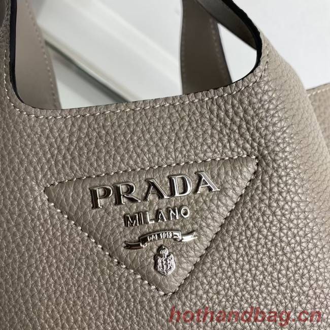 Prada Leather handbag 1BA349 dark gray