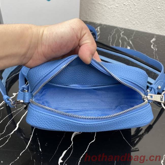 Prada Leather shoulder bag 1BH192 blue