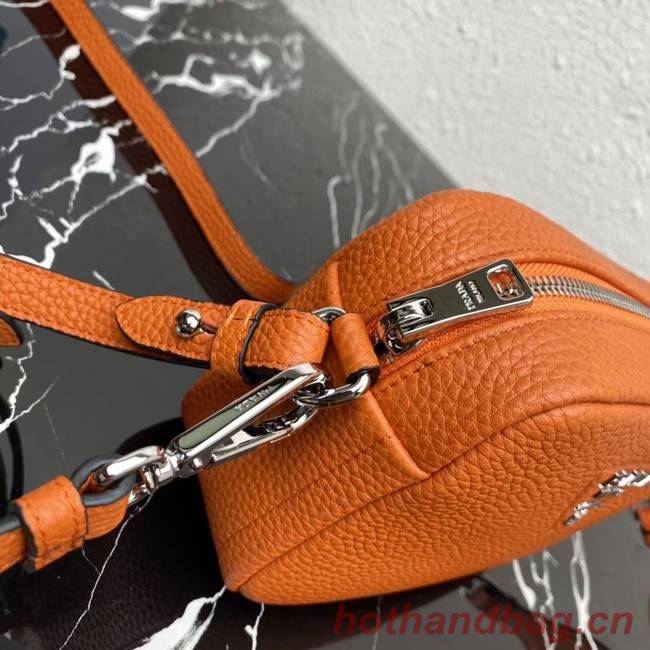 Prada Leather shoulder bag 1BH192 orange