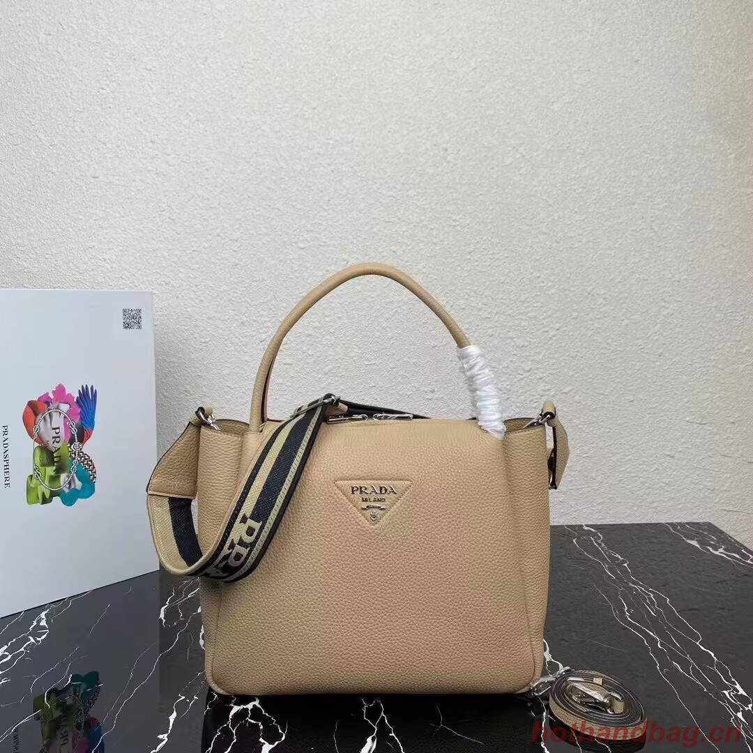 Prada Leather shoulder bag 1NC175 Sand Beige