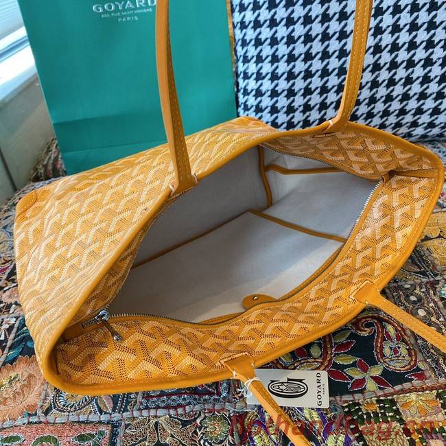 Goyard Calfskin Leather Tote Bag 20217 yellow