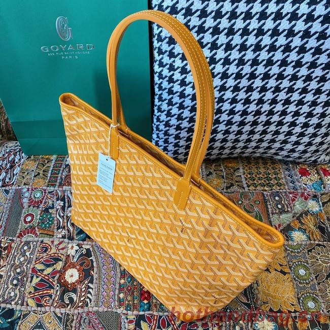 Goyard Calfskin Leather Tote Bag 20217 yellow