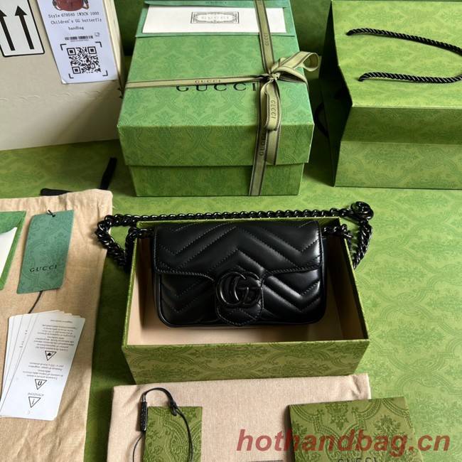 Gucci GG Marmont belt bag 699757 black