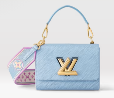 Louis Vuitton Twist PM M22515 Bleu Nuage Blue