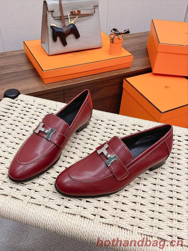 Hermes leather Shoes 93412-2