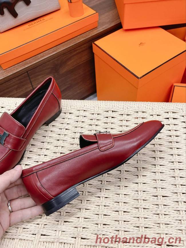 Hermes leather Shoes 93412-2