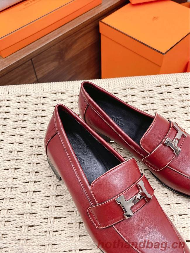 Hermes leather Shoes 93412-2