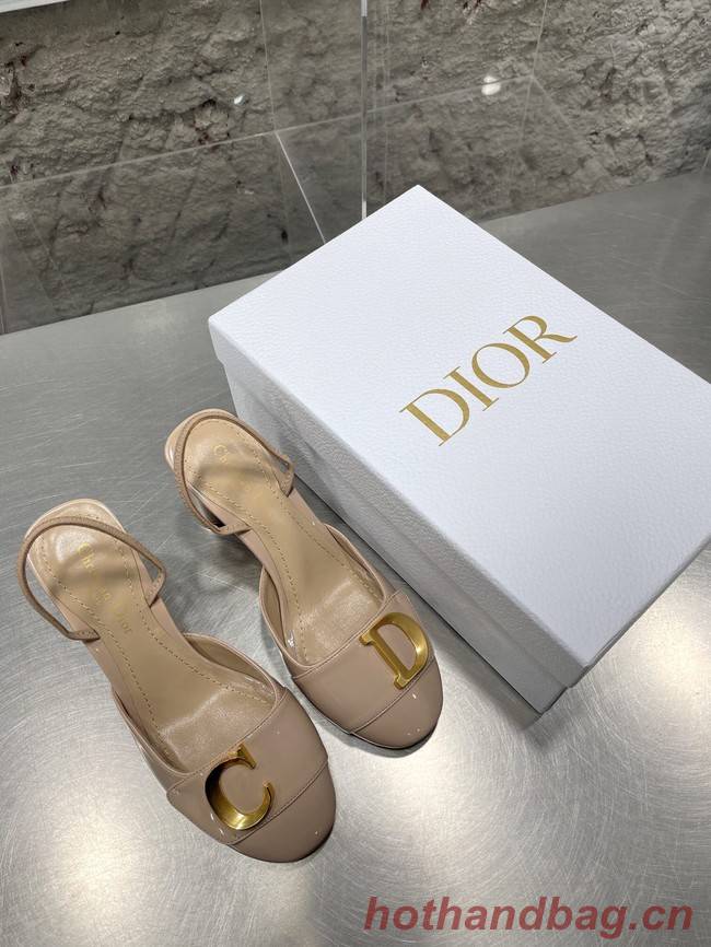 DIOR SLINGBACK PUMP Patent Calfskin 93425-3